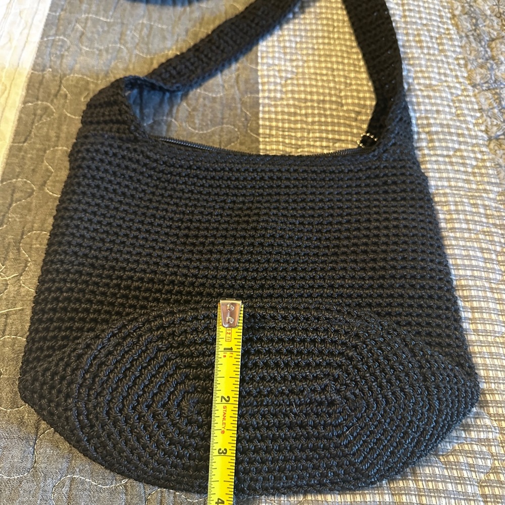 The Sak Black Knit Shoulder Bag - Picture 12 of 14